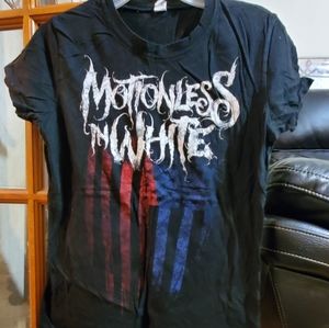 Motionless in white band tee